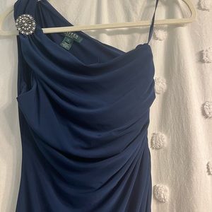 One shoulder prom dress